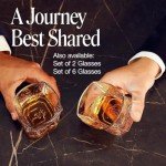 Everest Bourbon Glasses Set - Mountains Theme