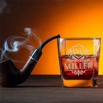 Personalized Whiskey Glass Set - 4 Unique Designs