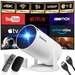 Portable Mini Projector 1080P FHD with Bluetooth