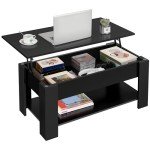 Yaheetech Lift Top Coffee Table with Storage
