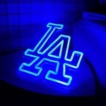 Dodgers Neon Sign for Man Cave Decor