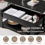 Yaheetech Lift Top Coffee Table with Storage
