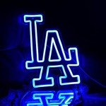 Dodgers Neon Sign for Man Cave Decor