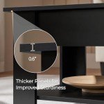 Yaheetech Lift Top Coffee Table with Storage