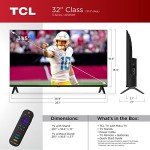 TCL 32-Inch Smart TV with Roku & Voice Control