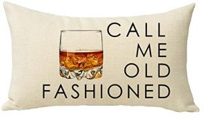 Funny Old Fashioned Quote Lumbar Pillow Cover
