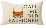 Funny Old Fashioned Quote Lumbar Pillow Cover