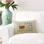 Funny Old Fashioned Quote Lumbar Pillow Cover