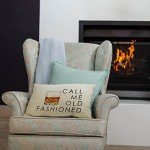 Funny Old Fashioned Quote Lumbar Pillow Cover