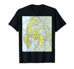 Tampa Aeronautical VFR Sectional Chart T-Shirt