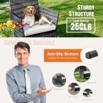 Stylish 4-Piece Outdoor Wicker Patio Set