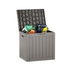 EAST OAK 31-Gallon Waterproof Outdoor Storage Box