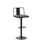 Raynesys Adjustable Metal Barstools Set of 2