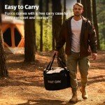 EAST OAK 21" Portable Smokeless Fire Pit