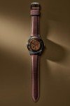 Fossil Townsman Skeleton Watch in Black & Cognac