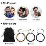 Adjustable Black Lava Rock Aromatherapy Bracelet