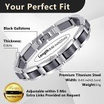 Magnetic Titanium Bracelet for Men, 8.66 Inch