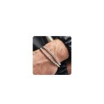 Mancave Sterling Silver Chain Bracelet Set for Men