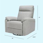 Frost Grey USB Recliner for Your Mancave