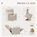 Electric Power Lift Recliner Chair with Remote