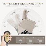 Electric Power Lift Recliner Chair with Remote