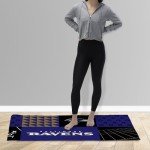 Baltimore Ravens NFL Washable Area Rug 3x5 Feet