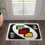 Estmy UNO Funky Retro Area Rug 2x3
