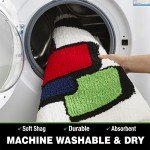 Estmy UNO Funky Retro Area Rug 2x3