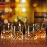 Whiskey Glasses Set of 4 for Home Bar