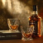Whiskey Rocks Glass Set with Ice Ball Molds