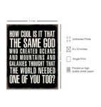 Christian Quotes Wall Art for Mancaves