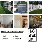 Vintage Style No Speed Limit Tin Sign for Mancave