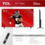 TCL 55-Inch QLED 4K Smart TV with Fire TV