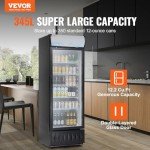 VEVOR 12.2 Cu.Ft Beverage Display Refrigerator