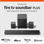 Amazon Fire TV Soundbar Plus with Subwoofer & Surround Sound