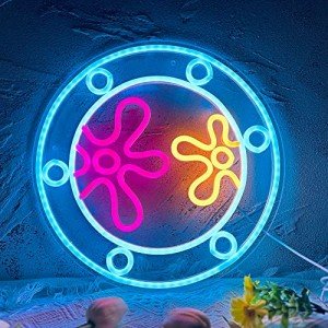Ocean World Neon Porthole Light for Mancave