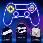 Gamer Neon Sign with Game Controller Design