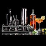 24-Piece Stainless Steel Cocktail Shaker Set