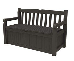 Keter 70 Gallon Outdoor Storage Bench - Brown