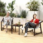 Stylish 3-Piece Mancave Patio Bistro Set