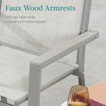 Stylish 4-Piece Outdoor Patio Conversation Set