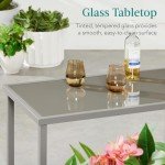 Stylish 4-Piece Outdoor Patio Conversation Set