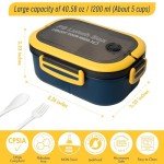 Stackable Adult Lunch Box in Nature Green