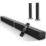 MZEIBO 32-Inch Bluetooth Sound Bar for TV
