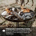 GasOne 23" Outdoor Wood Burning Fire Pit