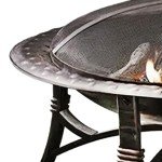 35" Outdoor Fire Pit with Safety Screen