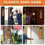 Wall-Mounted Ring Toss Game for Adults