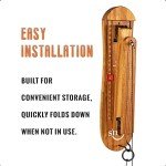 Wall-Mounted Ring Toss Game for Adults