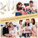 Gold Monogram Letter Pendant Necklace for Men