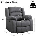 Oversized Electric Recliner Chair for Mancave